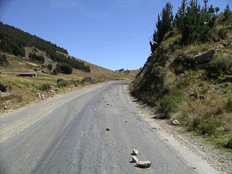 la carretera a Cocha